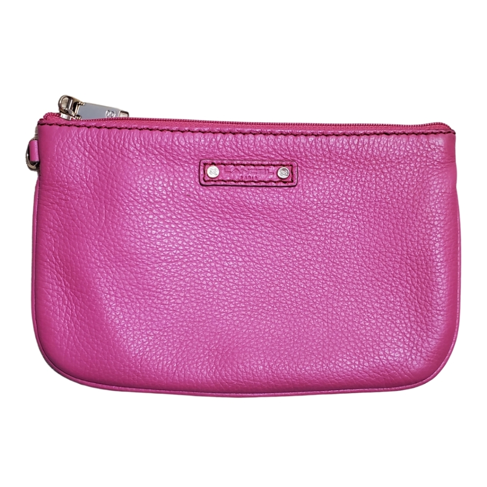 🌹Lancel Vintage Leather Wrislet Wallet Clu